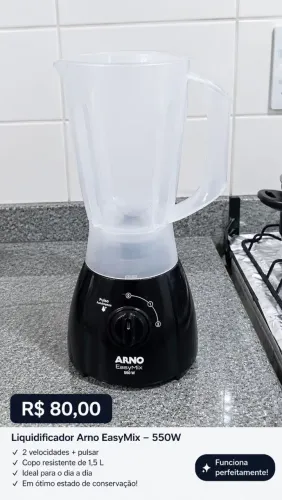Liquidificador ARNO MUITO BOM