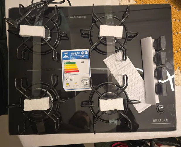 Fogão Cooktop Novo Braslar