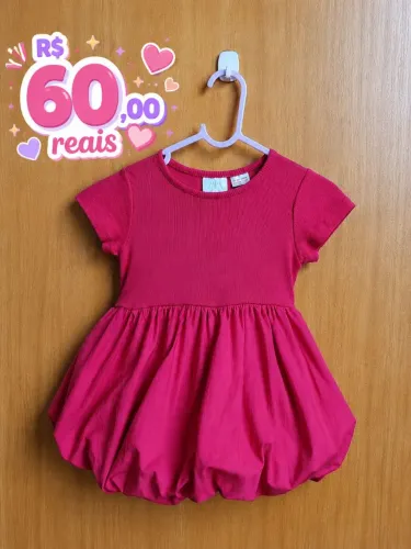 Vestido balonê infantil Zara