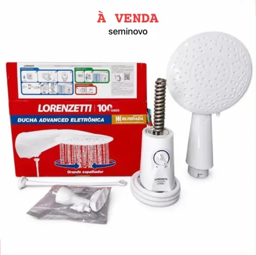Ducha lorenzetti advanced eletrônica de RESISTÊNCIA BLINDADA seminovo