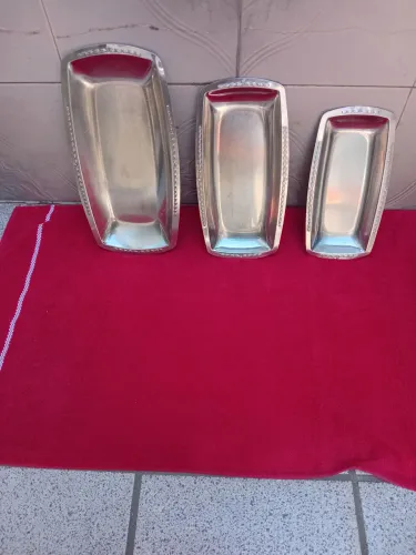 Conjunto de bandejas em inox 3