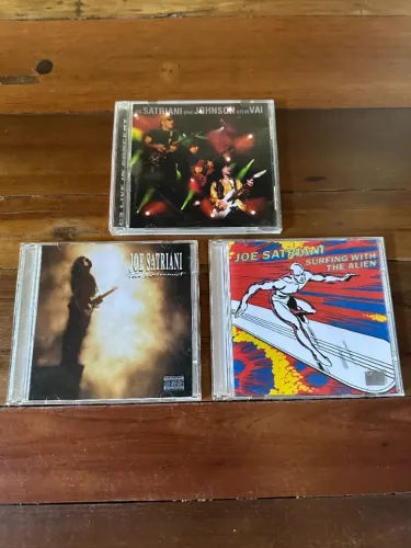Joe Satriani - Lote c/ 3 CDS