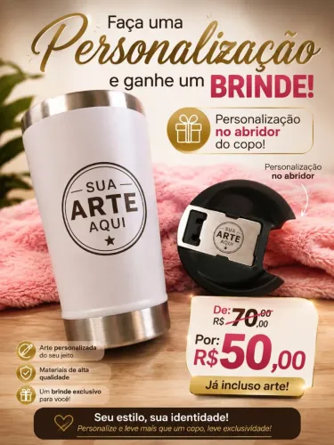 Personalização de Copos | Presentes Criativos e Únicos