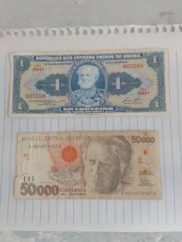 Cédulas antigas Do Brasil 