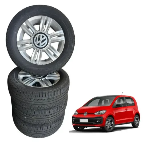 Jogo de rodas ARO 14 Completo - UP TSI 2019 Original Volkswagen