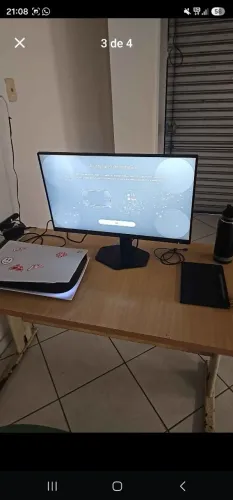 ? PS5 Slim Digital + 2 Controles + Monitor Gamer AOC 27" 160Hz - Setup Completo!