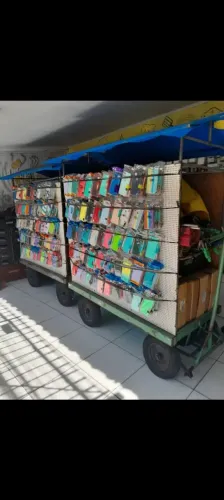 Carrinho expositor de rua 2 unidades