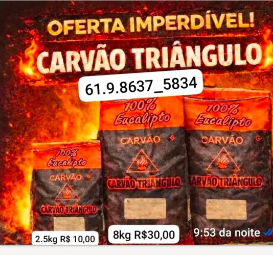 Carvão para churrasco