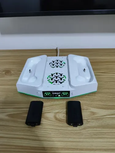 Base resfriamento + 2 baterias para Xbox Series S - Aceito envio
