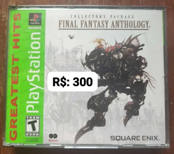 Final Fantasy Anthology = R$: 300
