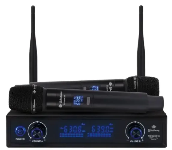 Microfone Duplo Sem Fio Waldman The Wing 96 Cor Wtw-96/620