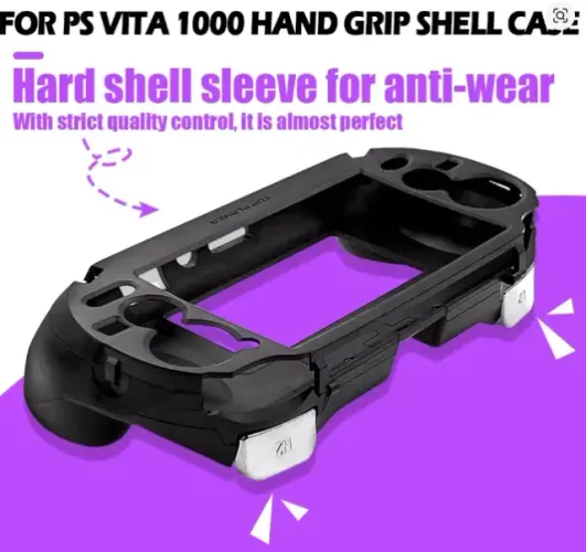 Hand Grip Capa Protetora para PS Vita 1000 com Botões L2 R2 - Novo (Lacrado)