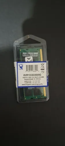 MEMÓRIA RAM P/ NOTEBOOK DDR3 8GB KINGSTON