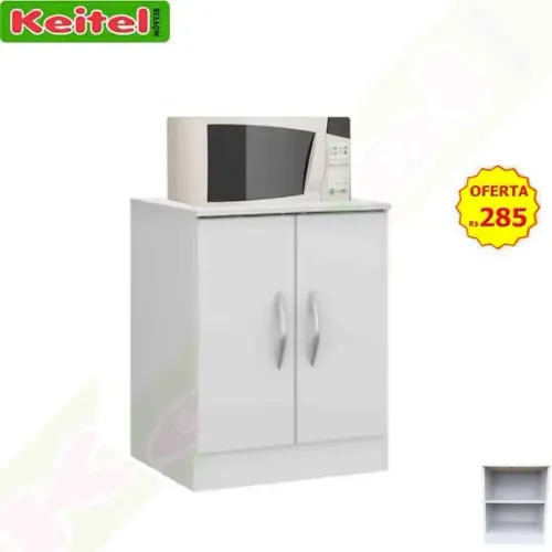 Balcão Multiuso 2 portas Sólu Branco