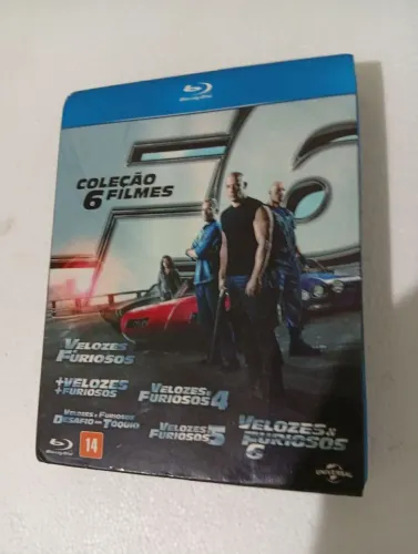 Velozes e furiosos box 6 dvd blu-ray