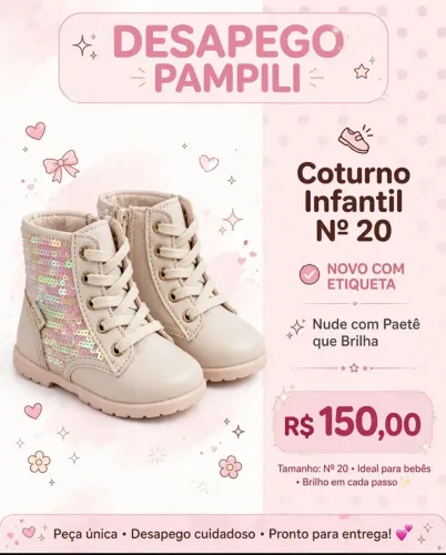 Vendo Coturno Infantil