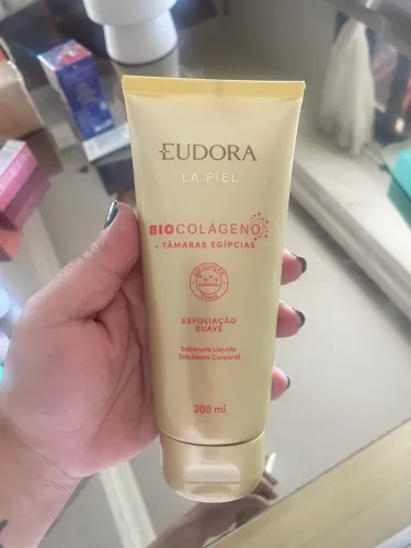 Sabonete Líquido esfoliante La Piel Eudora Tâmaras Egípcias
