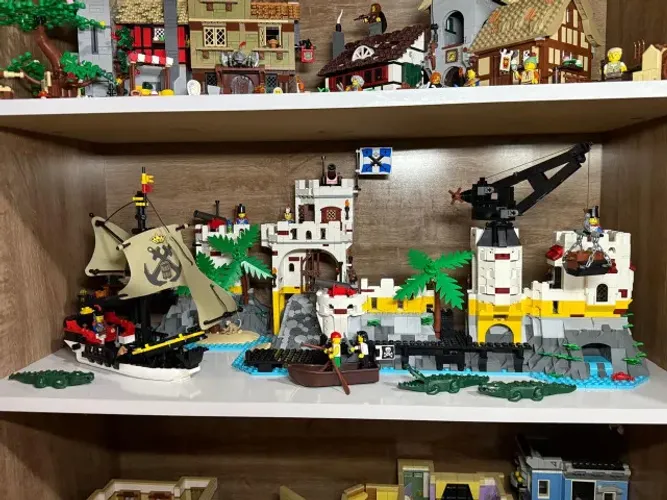 Lego Eldorado Fortress Fortaleza de Eldorado Pirta Ilha 10320