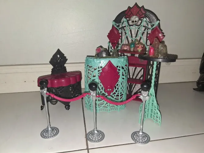Playset monster high luz câmera ação