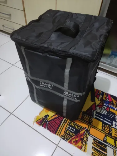 Mochila Bag entregador delivery Black Savana