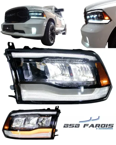 Farol Full LED para RAM (2010 a 2018) e RAM Classic PAR