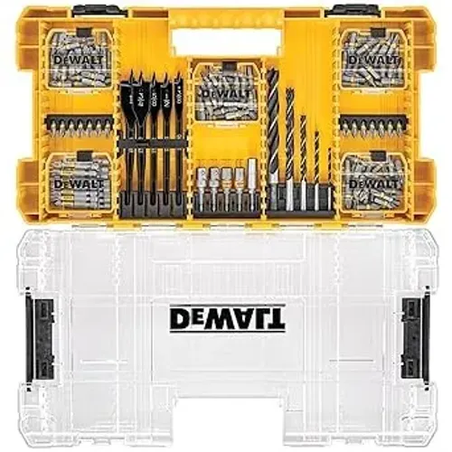 Jogo de bits e brocas 160pçs ( Dewalt )
