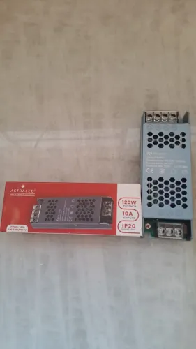 Fonte Slim Chaveada 10A 120W IP20 Kit 10 Peças