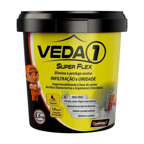 Veda 1 Impermeabilizante 3,6 kg REJUNTAMIX