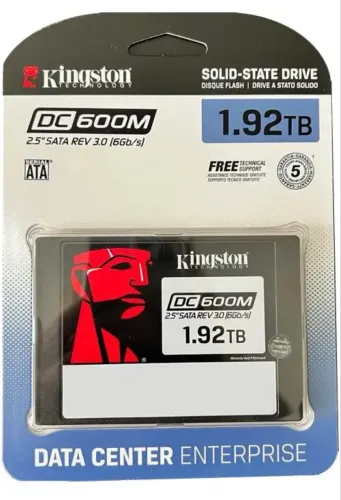 SSD Kingston DC600M Para Servidor, 1.92TB, SATA III 6GB/s, 2.5",