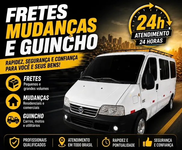 Fretes para todo Brasil.