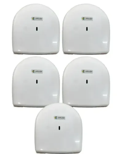 Kit 5 Suportes Papel Higiênico Rolão Inox | Ideal para Bares