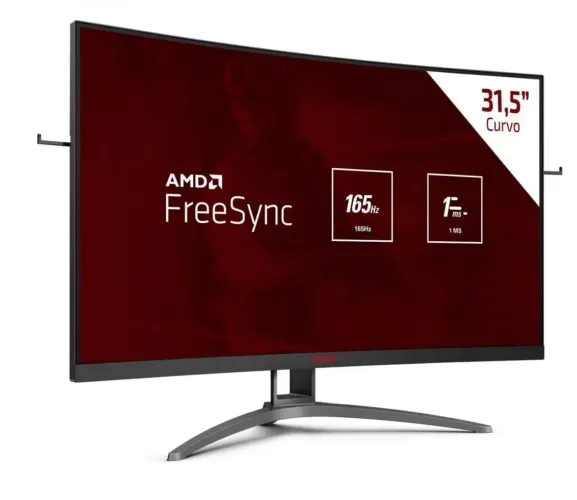 Monitor Gamer AOC Agon 32" Curvo 165Hz 1ms FreeSync AG323FCXE