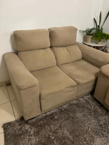 Sofá reclinável 2 lugares