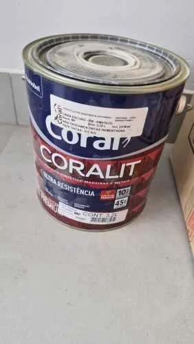 CORALIT ULTRA RESISTENCIA ACETINADO CINZA ESCURO 3,6L - CORAL