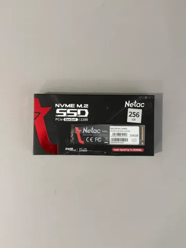 SSD NVME Gen 3 Netac 256gb (Lacrado)