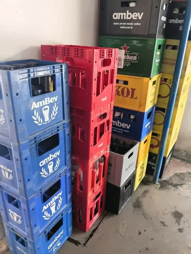 Engradados de cerveja