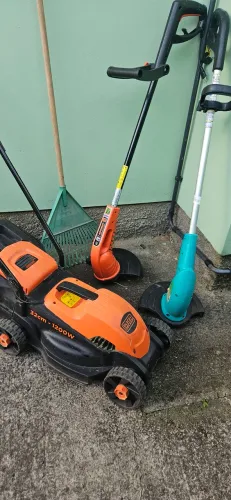 01 cortador de grama + 02 aparadores