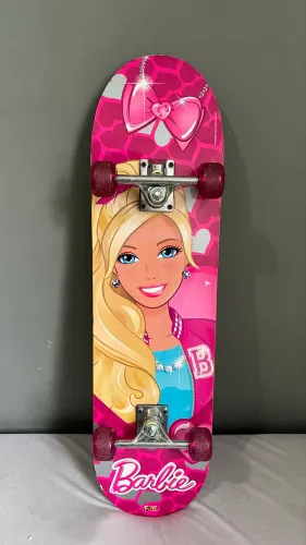 Skate Barbie + Kit Proteção