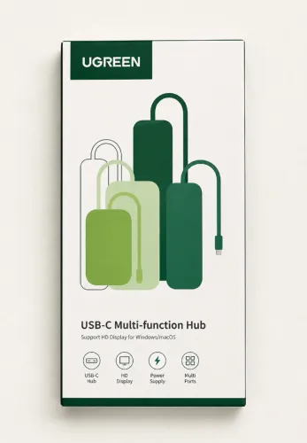 Hub tipo C UGREEN - Novo, Lacrado
