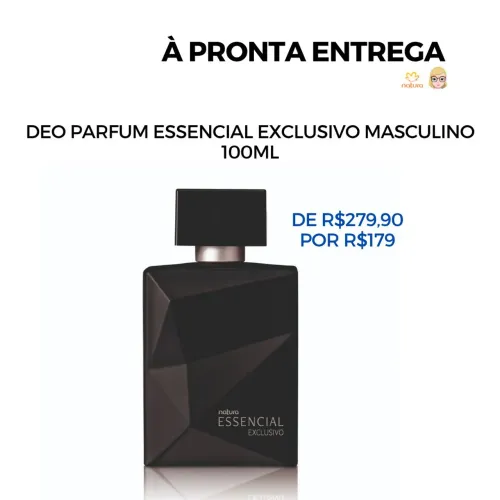 Deo Parfum Essencial Exclusivo masculino Natura