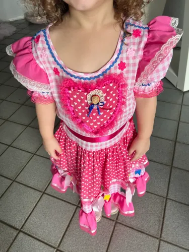 Vestido São João menina 6 anos