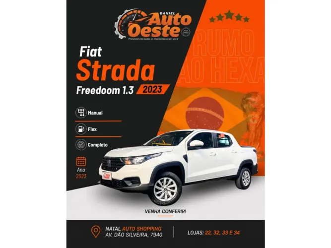 Fiat Strada Freedom 1.3 Flex 8V CD 2023