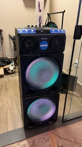 CAIXA PHILIPS 2400W TAX5509 SEMINOVA IMPECÁVEL