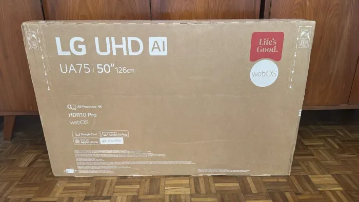 Smart TV 50" 4K LG - Nova Lacrada C/ Garantia
