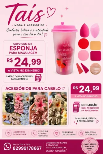 Maquiagem e cabelo