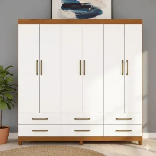 Guarda roupa casal 6 portas e 6 gavetas  produto de alta qualidade 