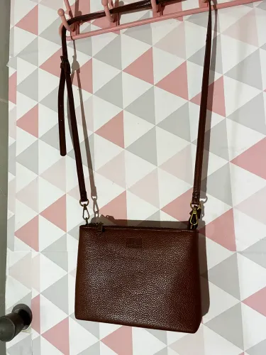 bolsa de lado santa lolla caramelo feminina usada