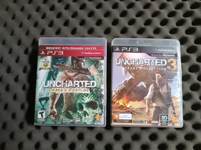 Uncharted Drake?s Fortune + Uncharted 3: Drake?s Deception - jogos ps3