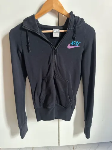 Casaco com capuz preto Nike TAM PP