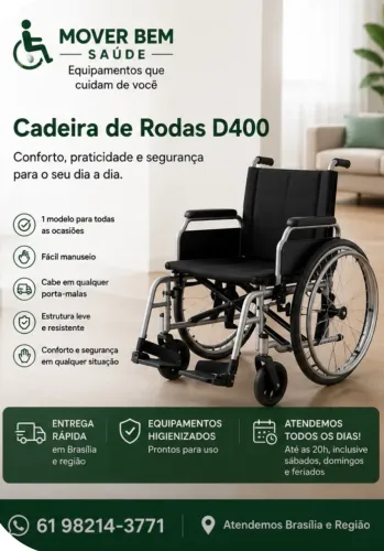 Aluguel de cadeira de rodas e mais..